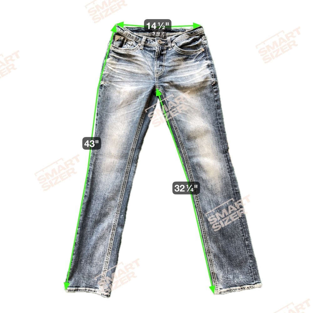 Salvage Havoc Straight Slim Fit Jeans BOH Wash Exclusive Buckle - Picture 4 of 11